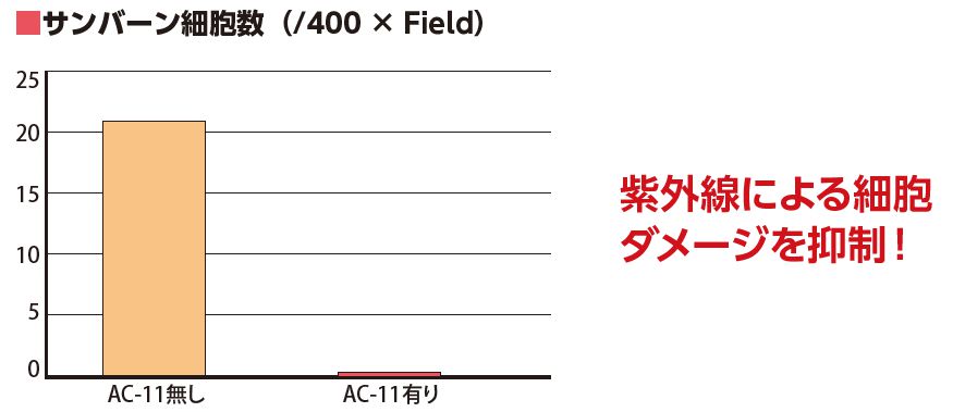 サンバーン細胞数