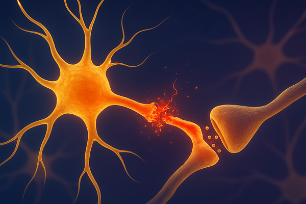 シナプス機能低下イメージ