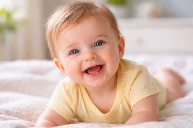 よろこぶ赤ちゃん