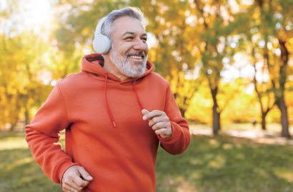 ランニングする人