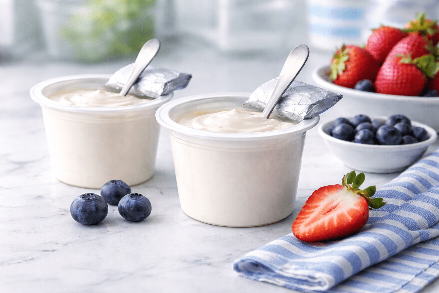 ヨーグルトとフルーツ