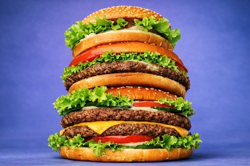 巨大ハンバーガー