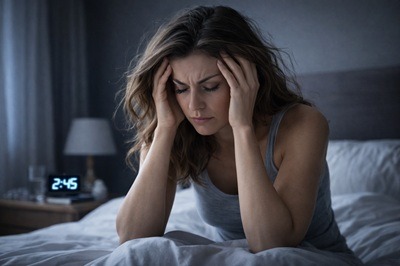 ストレスで悩む人