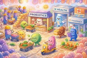 マイクロバイオーム町のイメージ