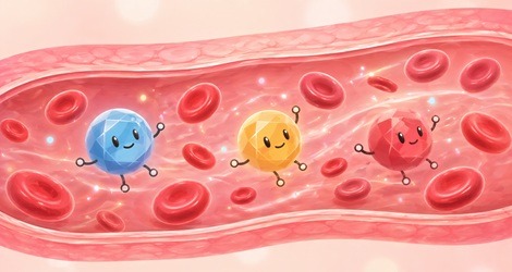 短鎖脂肪酸が血管の中で