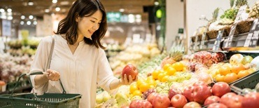 スーパーでの買い物
